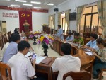 Cuộc họp công bố Quyết định thanh tra tại huyện Vĩnh Thạnh
