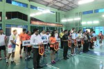 Quang cảnh Lễ khai mạc Giải cầu lông Khối thi đua Nội chính tỉnh năm 2023.