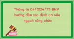 Bộ Nội vụ ban hành Thông tư sửa đổi, bổ sung về hướng dẫn việc xác định cơ cấu ngạch công chức