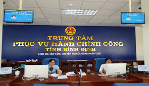 Trung tâm Phục vụ hành chính công tỉnh Bình Địinh