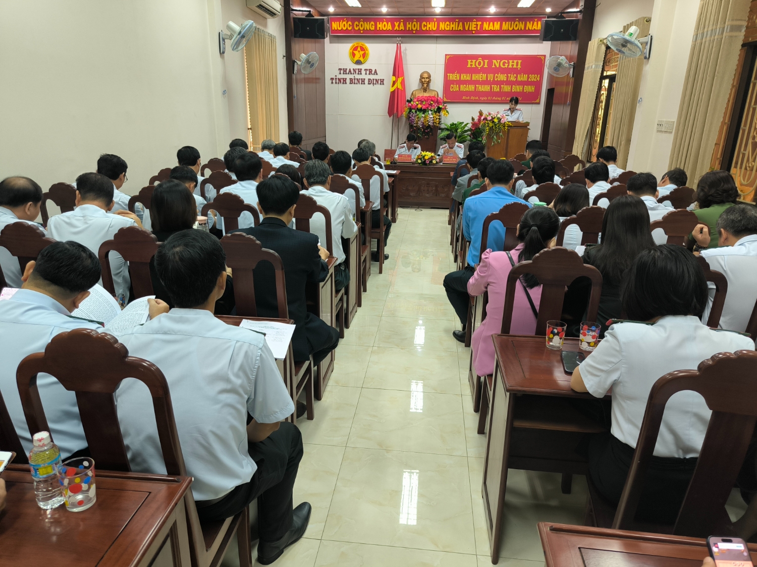 Hội nghị triển khai nhiệm vụ công tác năm 2024 của ngành Thanh tra tỉnh Bình Định